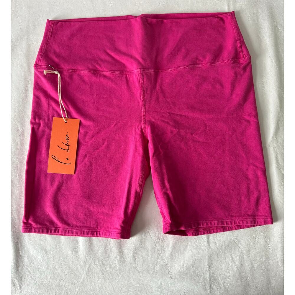 La Detresse Pink Bike Shorts Size L - Picture 3 of 8